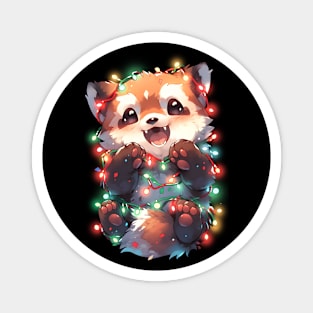 Red Panda Christmas! Magnet